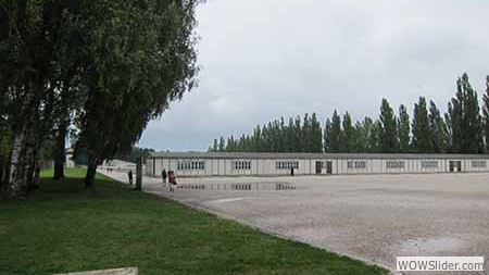 Main entrance to Dachau