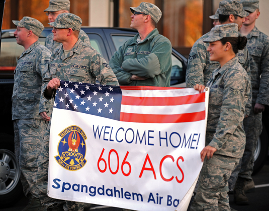 606th returns from deployment