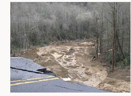 newfound gap road landslide