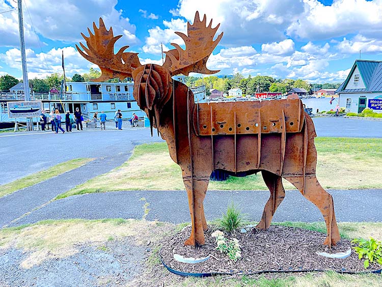 Moosehead sculpture