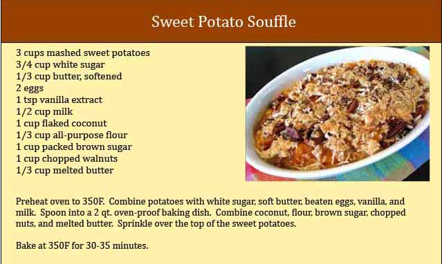 sweet potato souffle