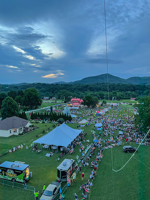hot air balloon festival townsend