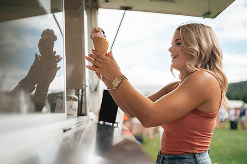 ice cream vendor