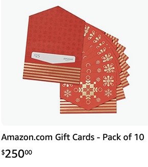 amazon gift cards