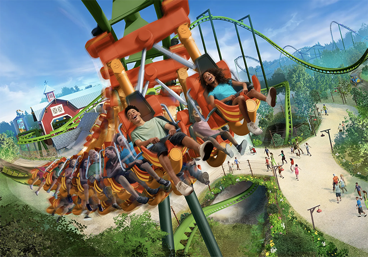 flying fox roller coaster