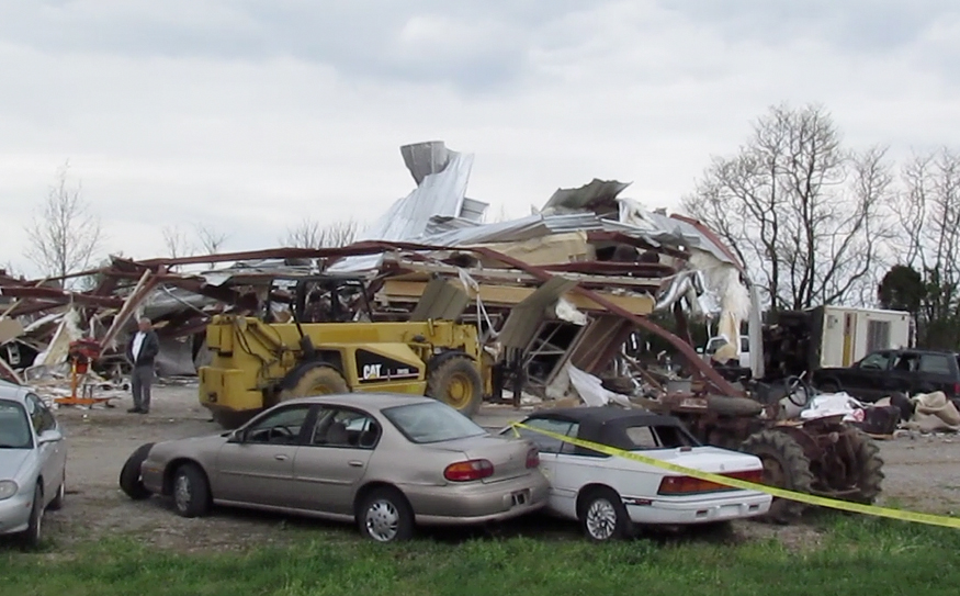 tornado damage