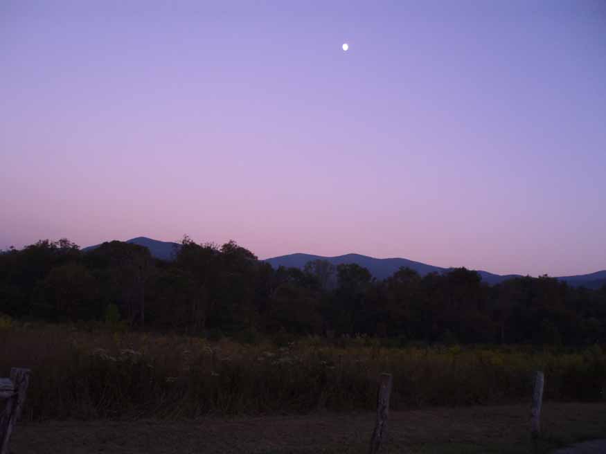 cades cove sunset