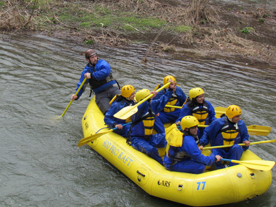 white water rafting