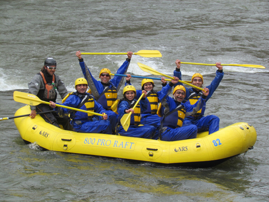 white water rafting