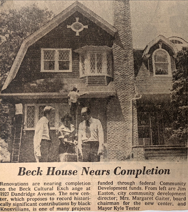 beck house nears completion 1975