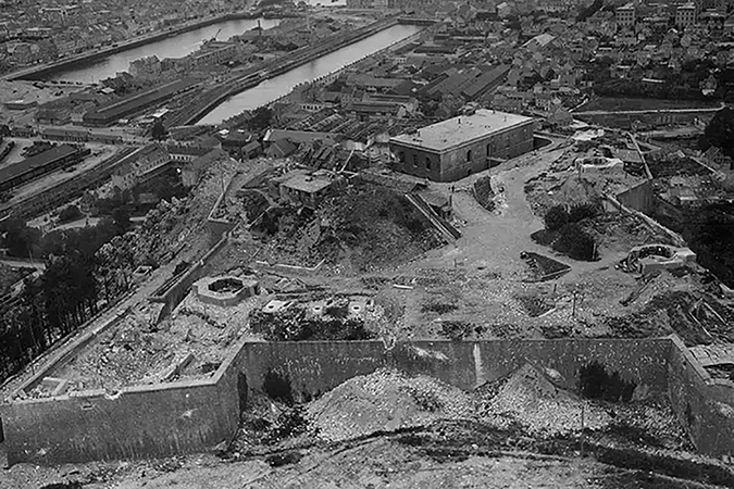german fortifications after cherbourg capture