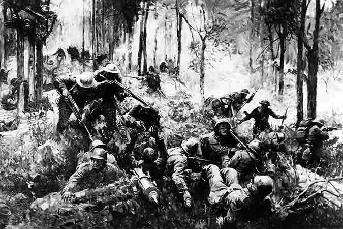 battle of belleau wood painting