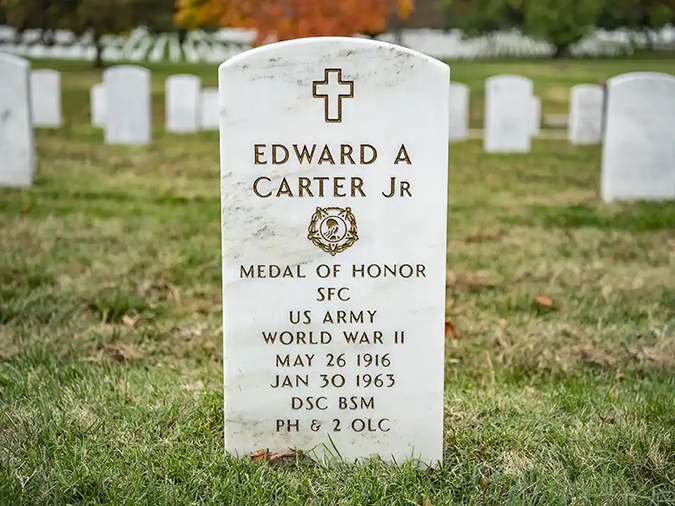 edward allen carter jr tombstone