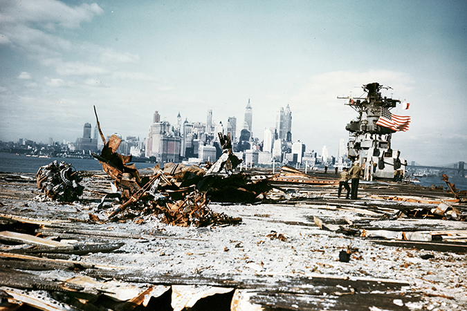 uss franklin flight deck