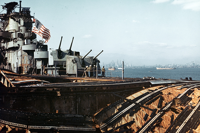 uss franklin return to new york harbor