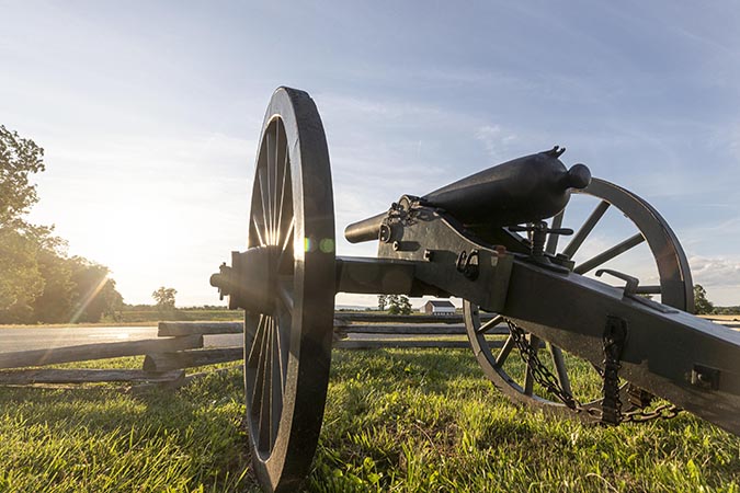 Battle of Gettysburg cannon