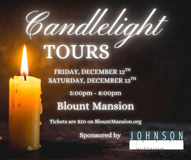 blount mansion candlelight tours
