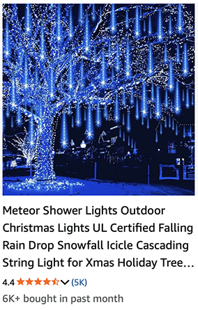 outdoor christmas lights