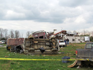 cars destroyed by tornado