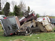 cars destroyed by tornado