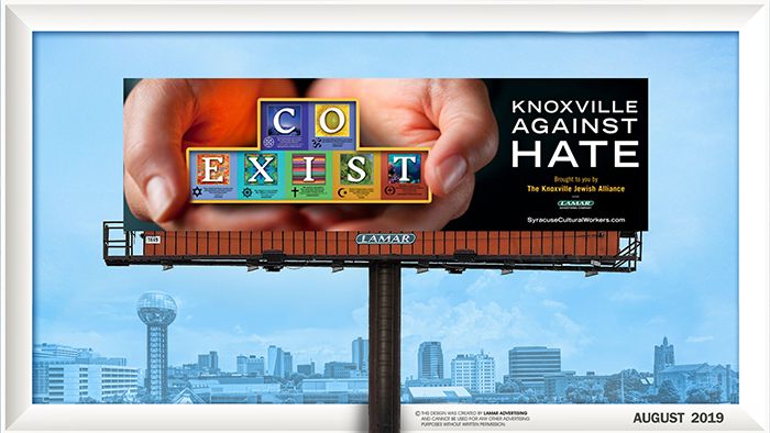 knoxville against hate billboard