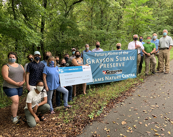 grayson subaru helps ijams nature center