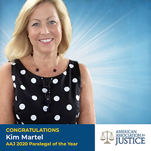 kim martel - paralegal of the year