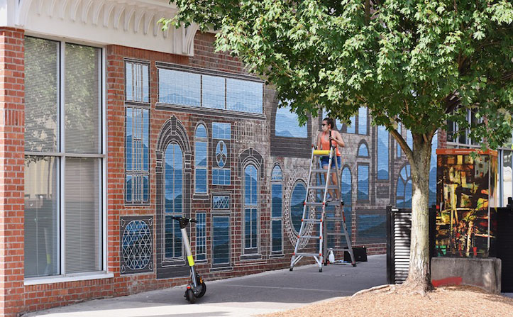 knoxville mural - windows to the smokies