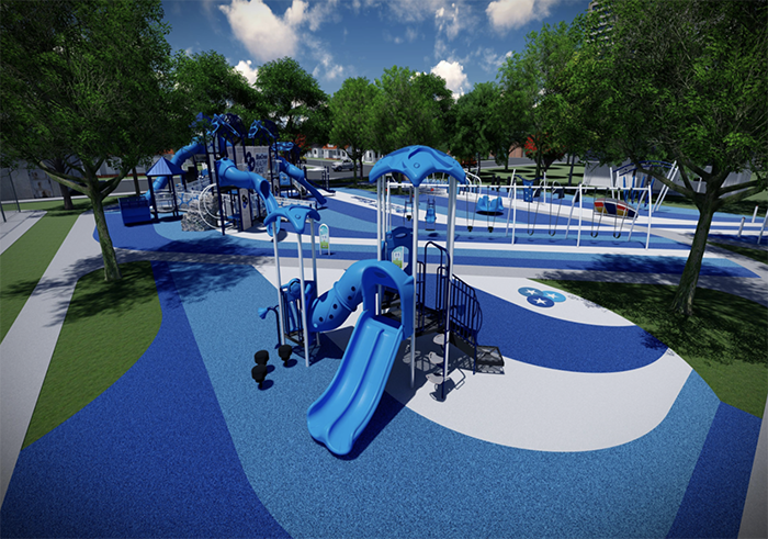 blue cross healthy place playground