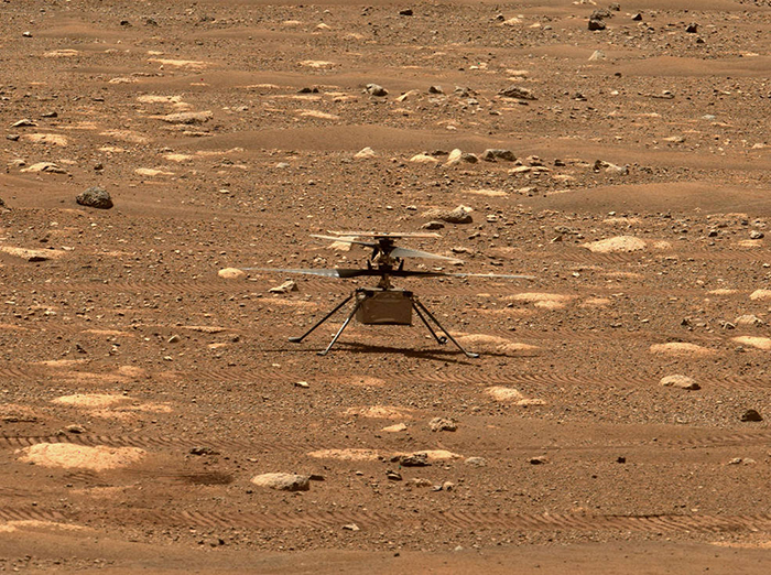 nasa helicopter to rove mars April 8, 2021