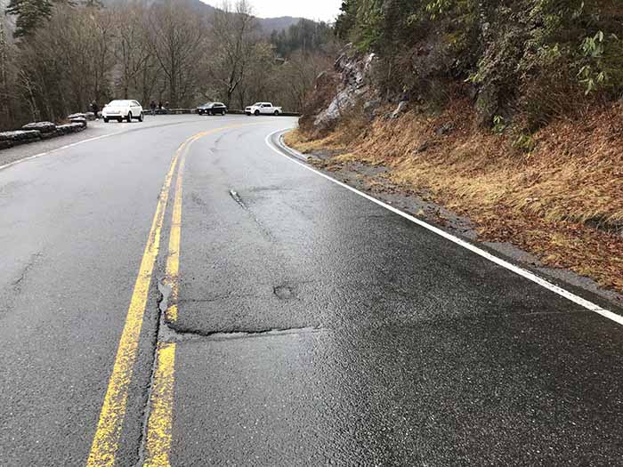 newfound gap road paving project