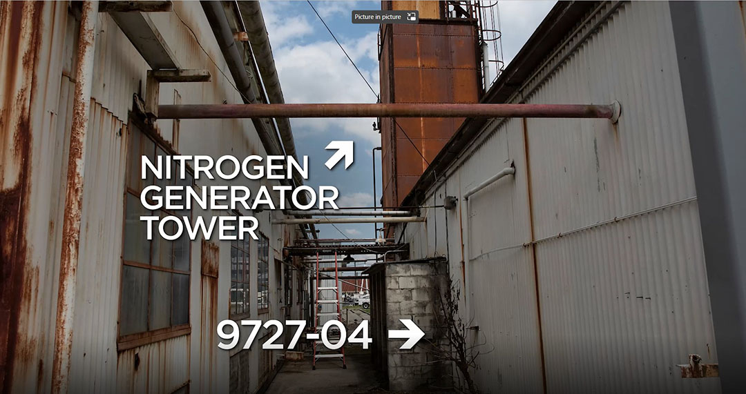 pantex nitrogen generator tower