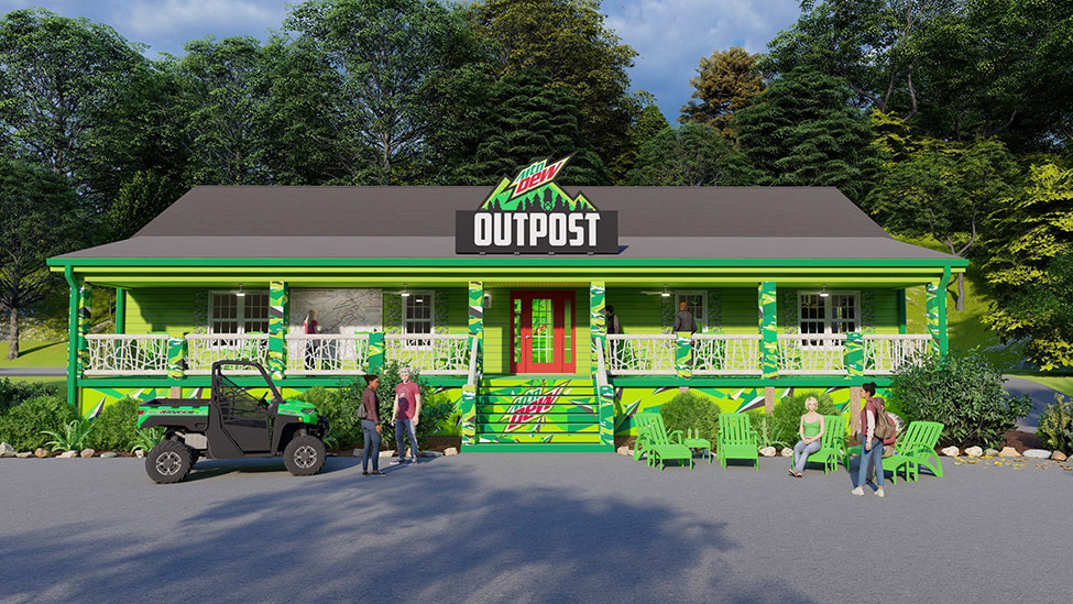 mtn dew outpost at doe mountain tn