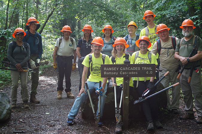 ramsey cascades trail volunteers