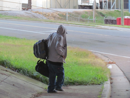 Knoxville homeless man