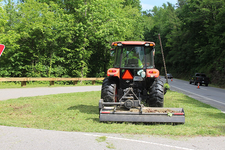 Gatlinburg Spur road work
