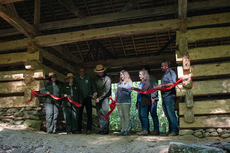 Messer Barn Ribbon cutting