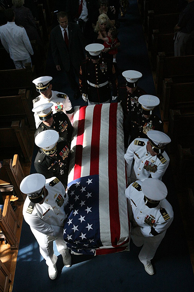 Marine Corps Capt. Doug Zembiec funeral