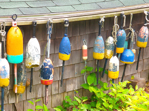 lobster buoys