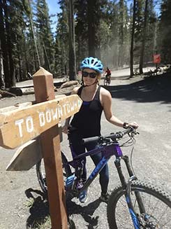 mammoth mountain biker