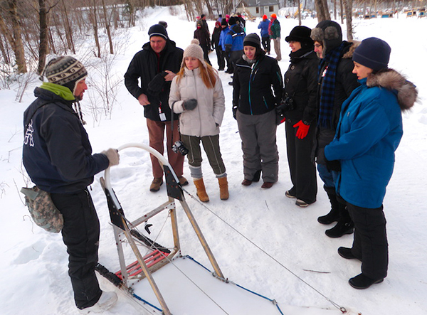 dogsledding instruction