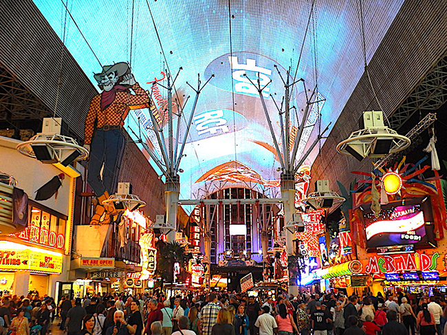 It Still Glitters in Vegas 'Glitter Gulch'