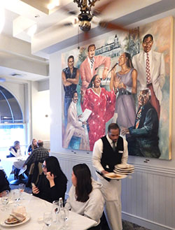 palace cafe art murals