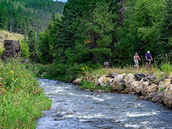 michelson trail bicyclists