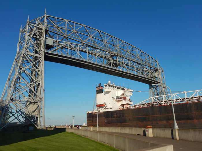 Great Lakes freighter