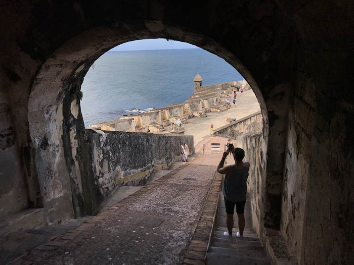 San Juan El Morro passageway