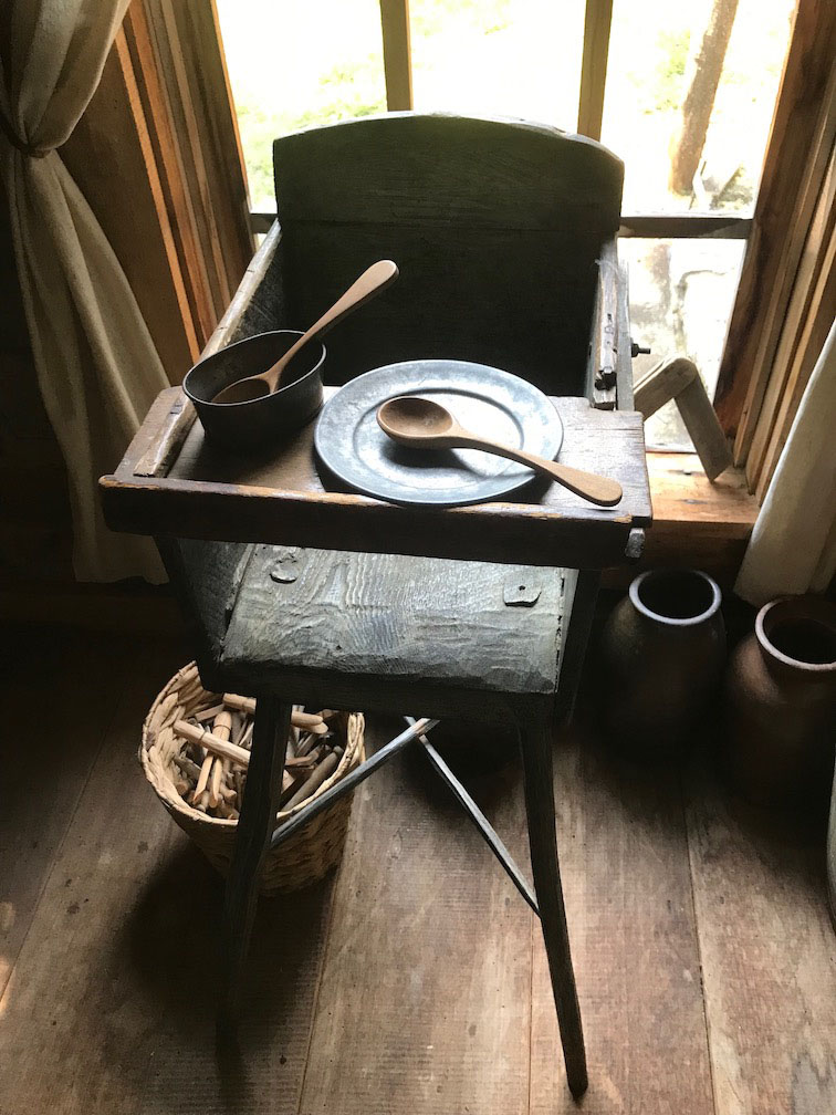 collinsville antique high chair