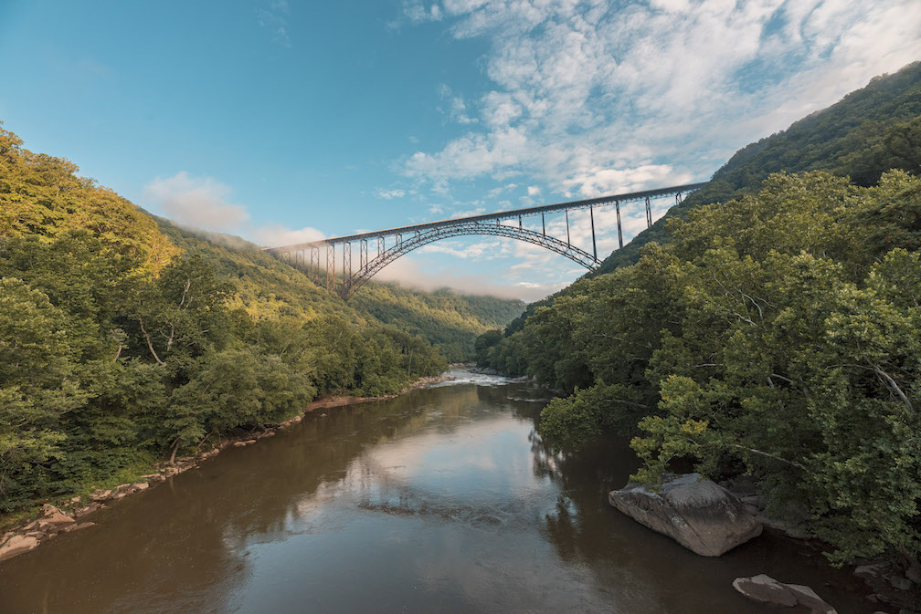 west virginia river gorge bridge