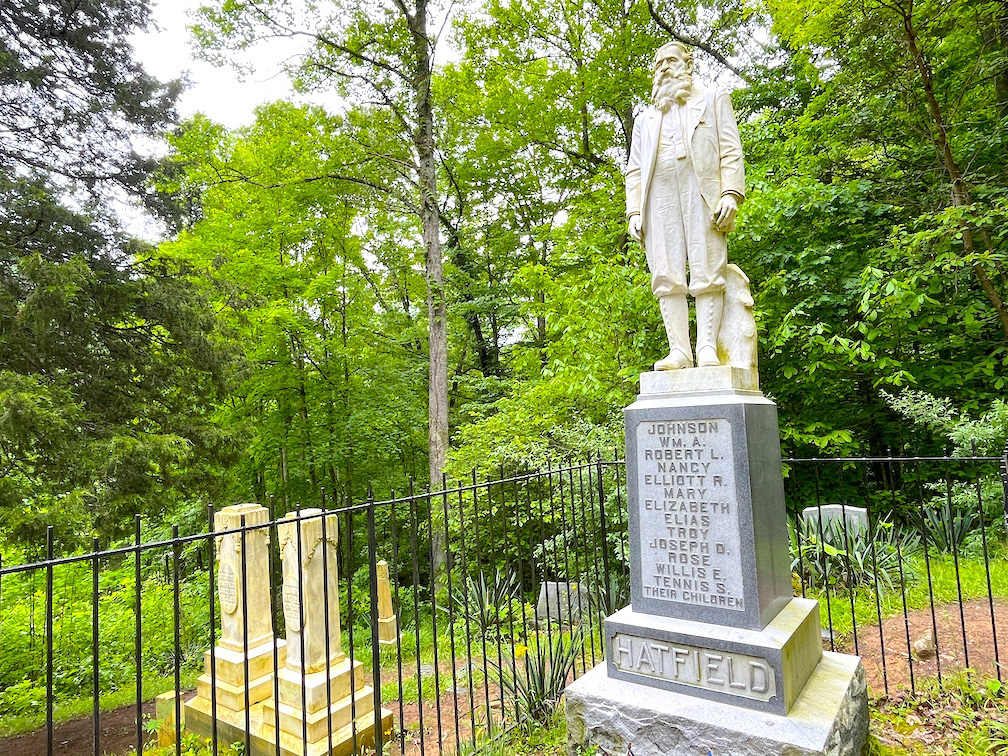 devil anse hatfield statue