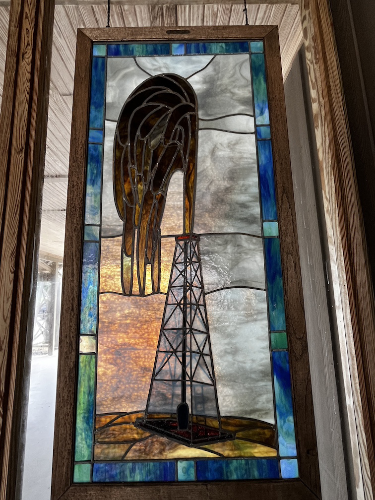 stained glass window